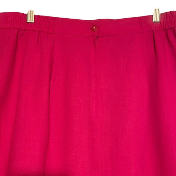 Vintage Panther Women’s Mid Length Magenta/Pink Pencil Skirt Size, L/32” Waist - Picture 5 of 8